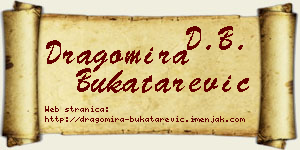 Dragomira Bukatarević vizit kartica
